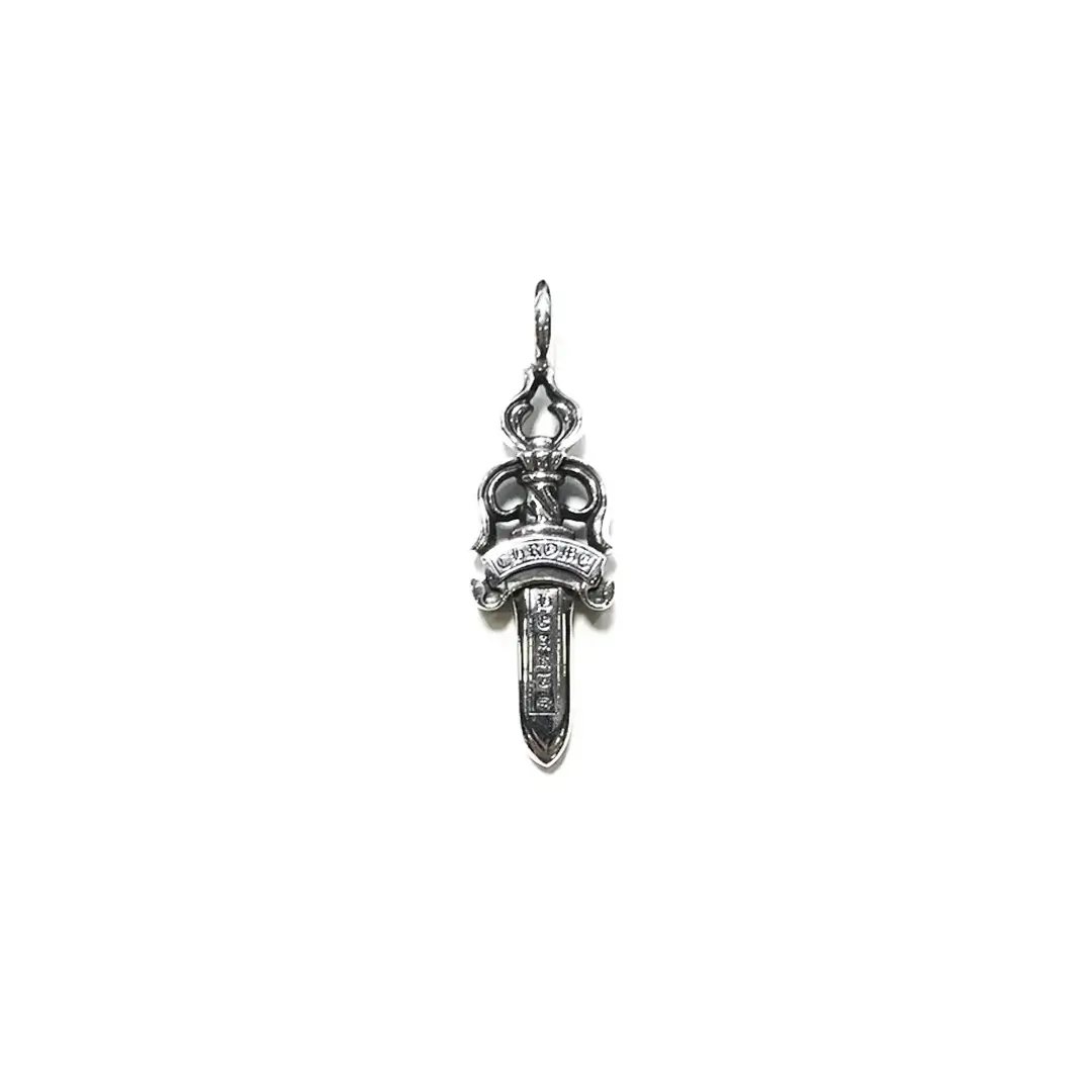 Chrome Hearts Double Dagger Pendant Necklace