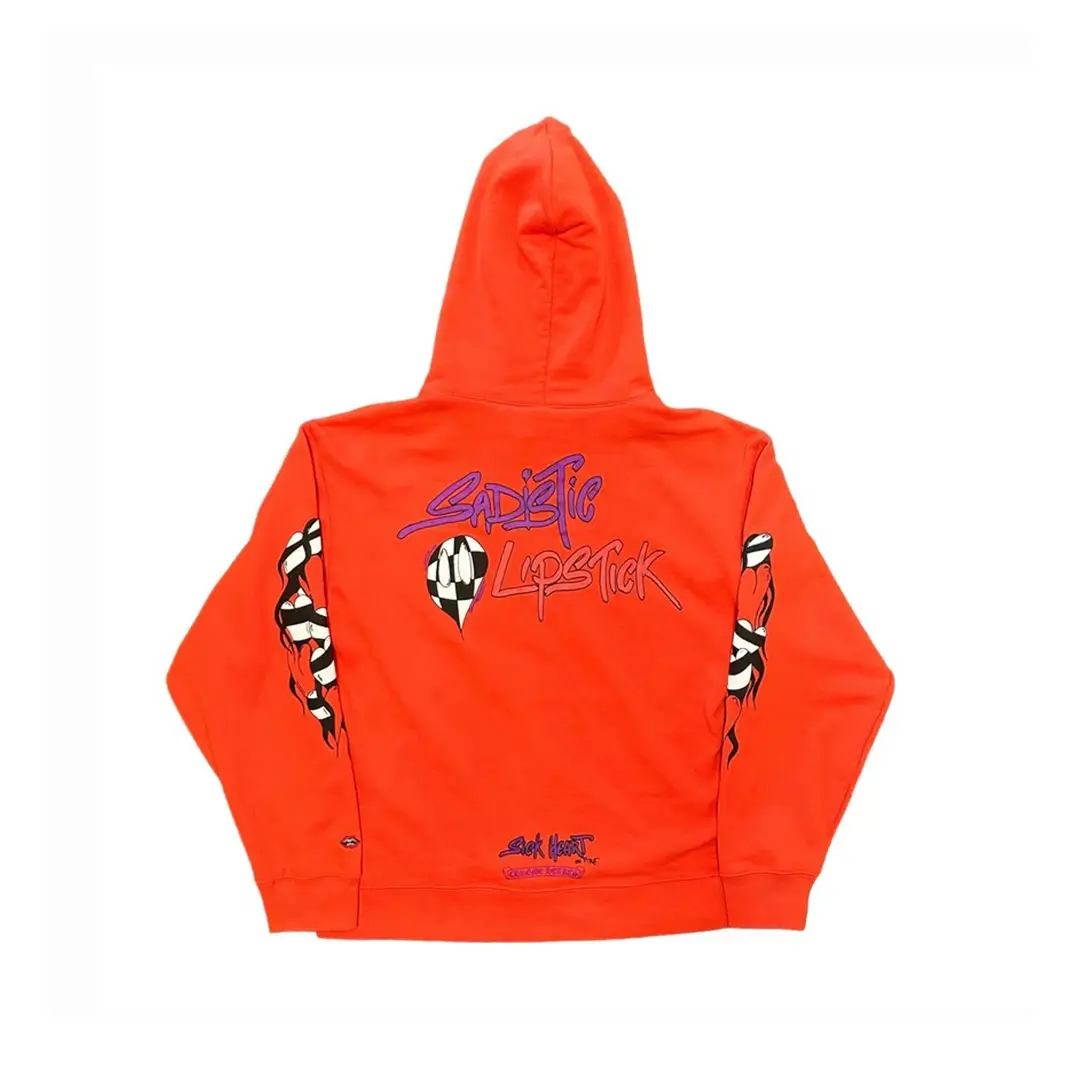 Matty Boy Sadistic Lipstick Chrome Hearts Orange Hoodie