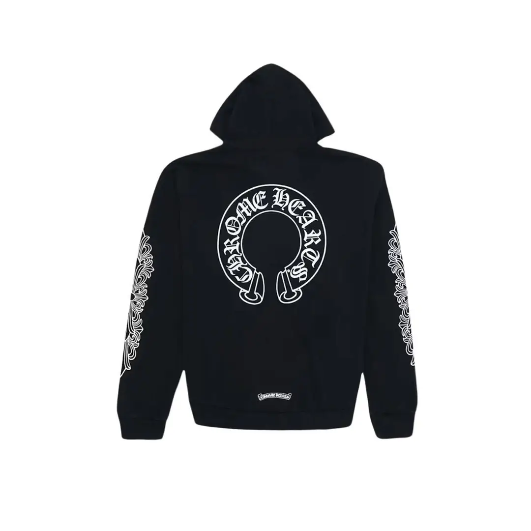 Chrome Hearts Horseshoe Zip Up Hoodie - Luxury Streetwear