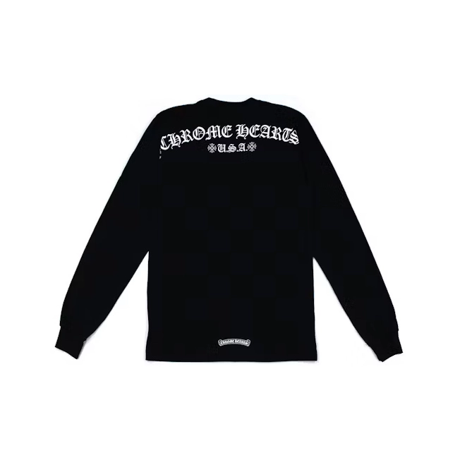 USA Script Long Sleeve Chrome Hearts Tee