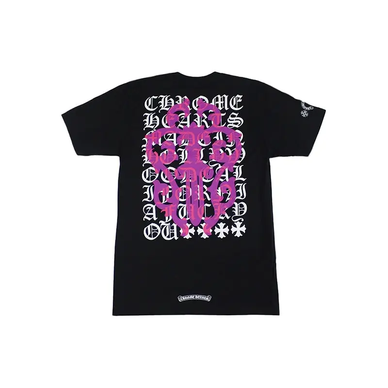Eye Chart Dagger Chrome Hearts Black T Shirt - Streetwear