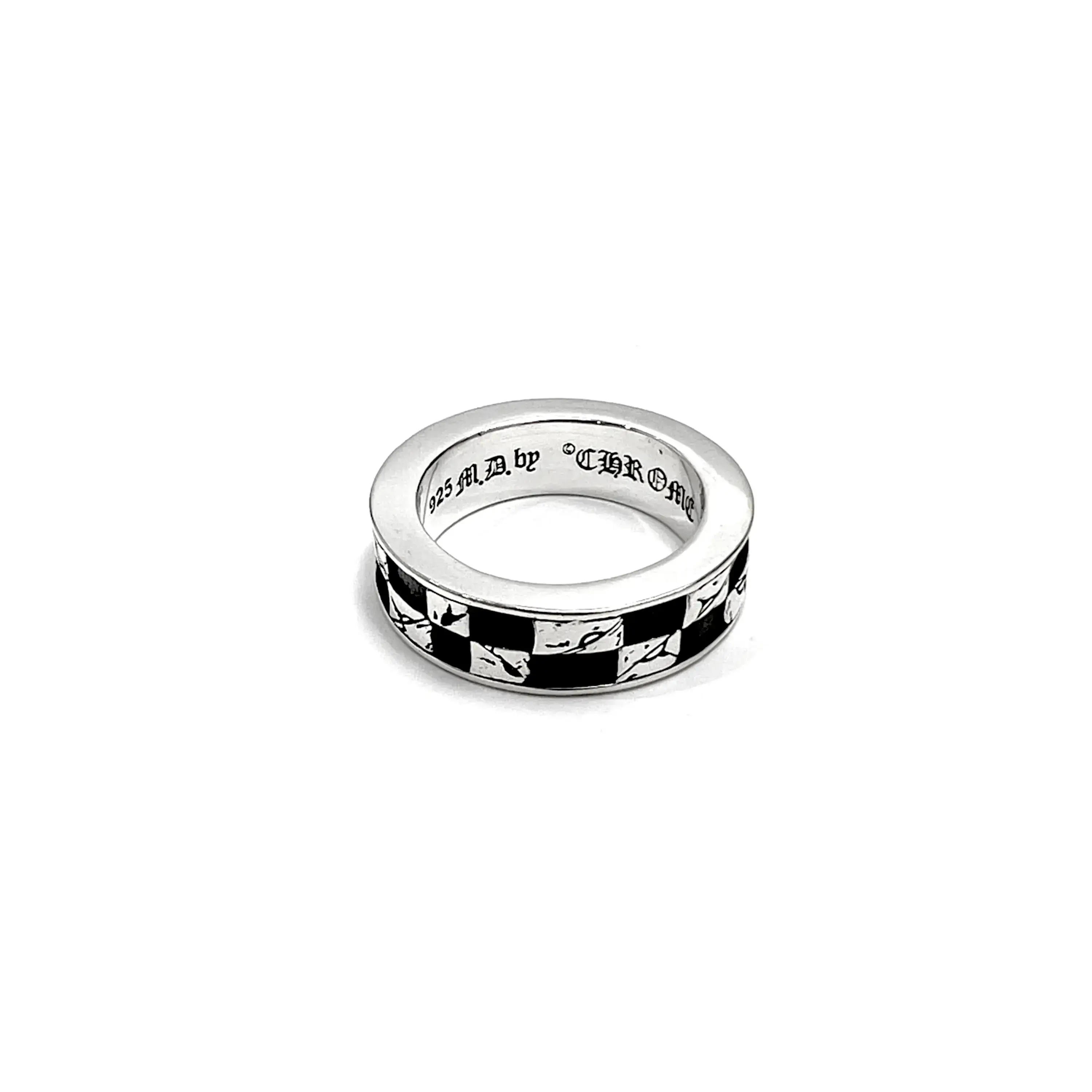 Matty Boy 99 Eyes Chrome Heart Rings Men - Sterling Silver
