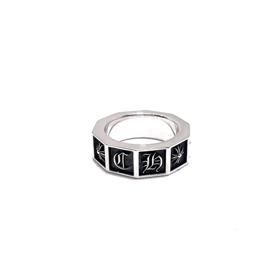 Chrome Hearts Alphabet Block Ring