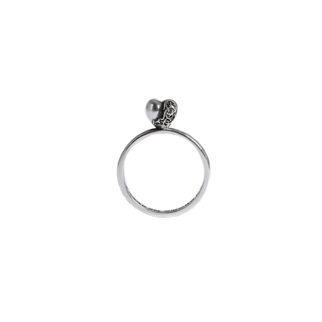 Chrome Hearts Bubble Gum Heart Women Chrome Hearts Ring
