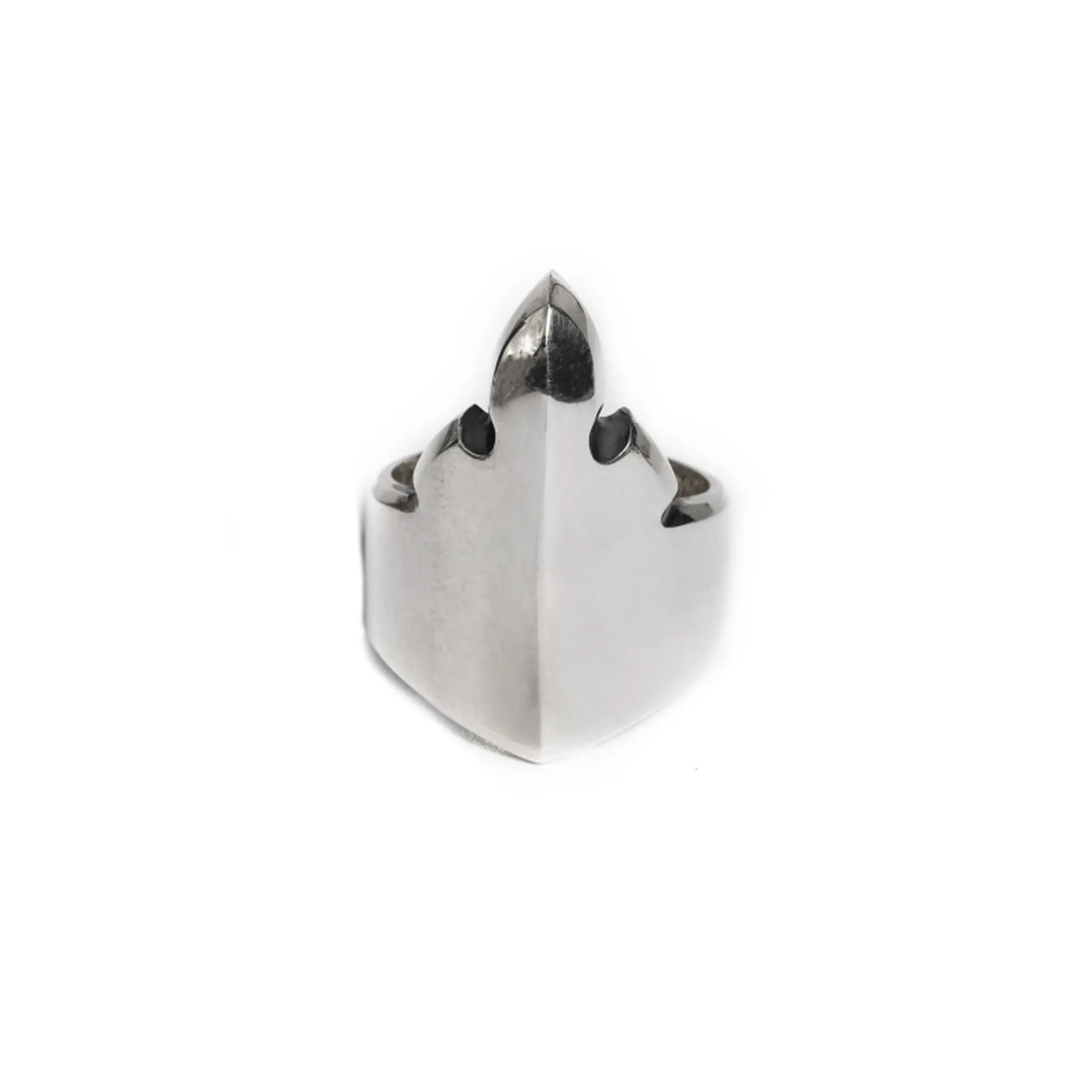Silver Chrome Hearts Ring Chrome Hearts Negative Space Ring