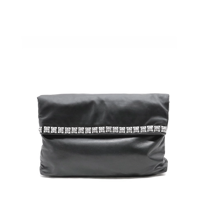 Buy Chrome Hearts New Arrivals online - at CH Pyramid Studded Chrome Hearts Clutch Bag - Gothic Style