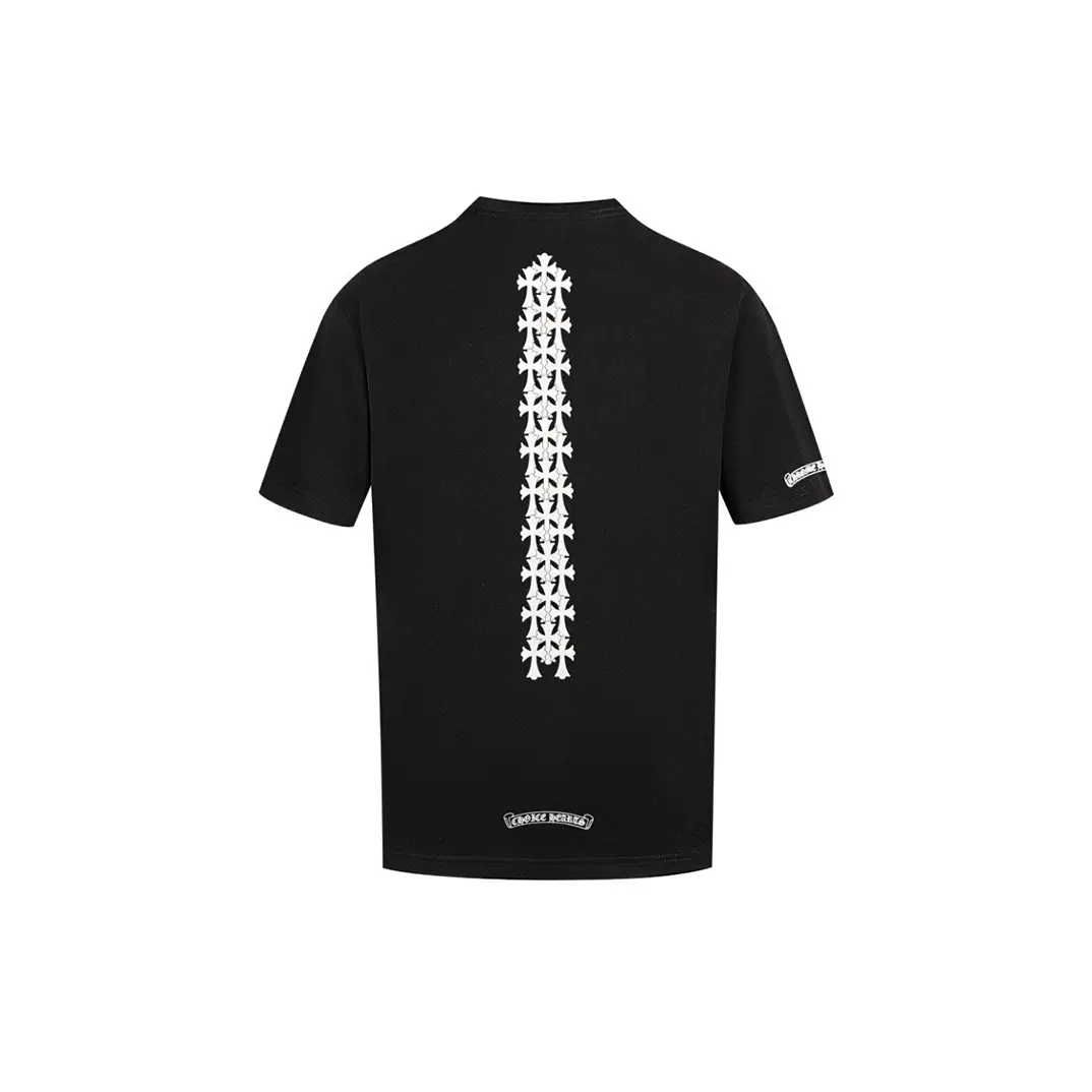 Buy Chrome Hearts New Arrivals online - at Cemetery Cross Tire Tracks Chrome Hearts Tee Black