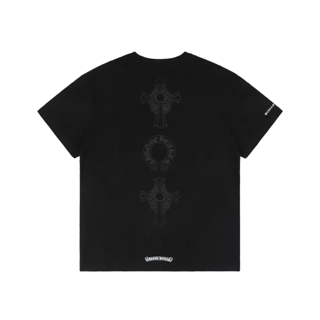 Buy Chrome Hearts New Arrivals online - at Triple Logo Black Chrome Hearts Pocket T Shirt
