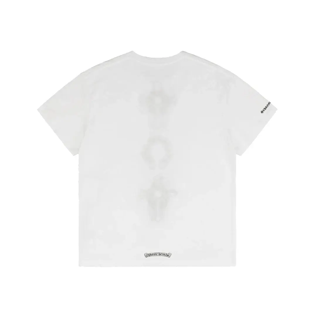 Buy Chrome Hearts New Arrivals online - at Triple Logo Chrome Hearts White Pocket Tee