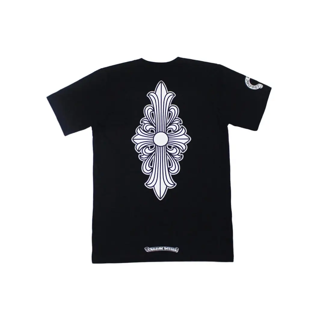 Buy Chrome Hearts New Arrivals online - at Floral Chrome Hearts Cross T Shirt - Gothic Street Style
