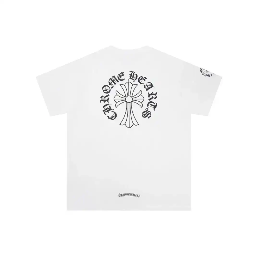 Buy Chrome Hearts New Arrivals online - at Chrome Hearts Neck Logo T Shirt - Stylish Streetwear