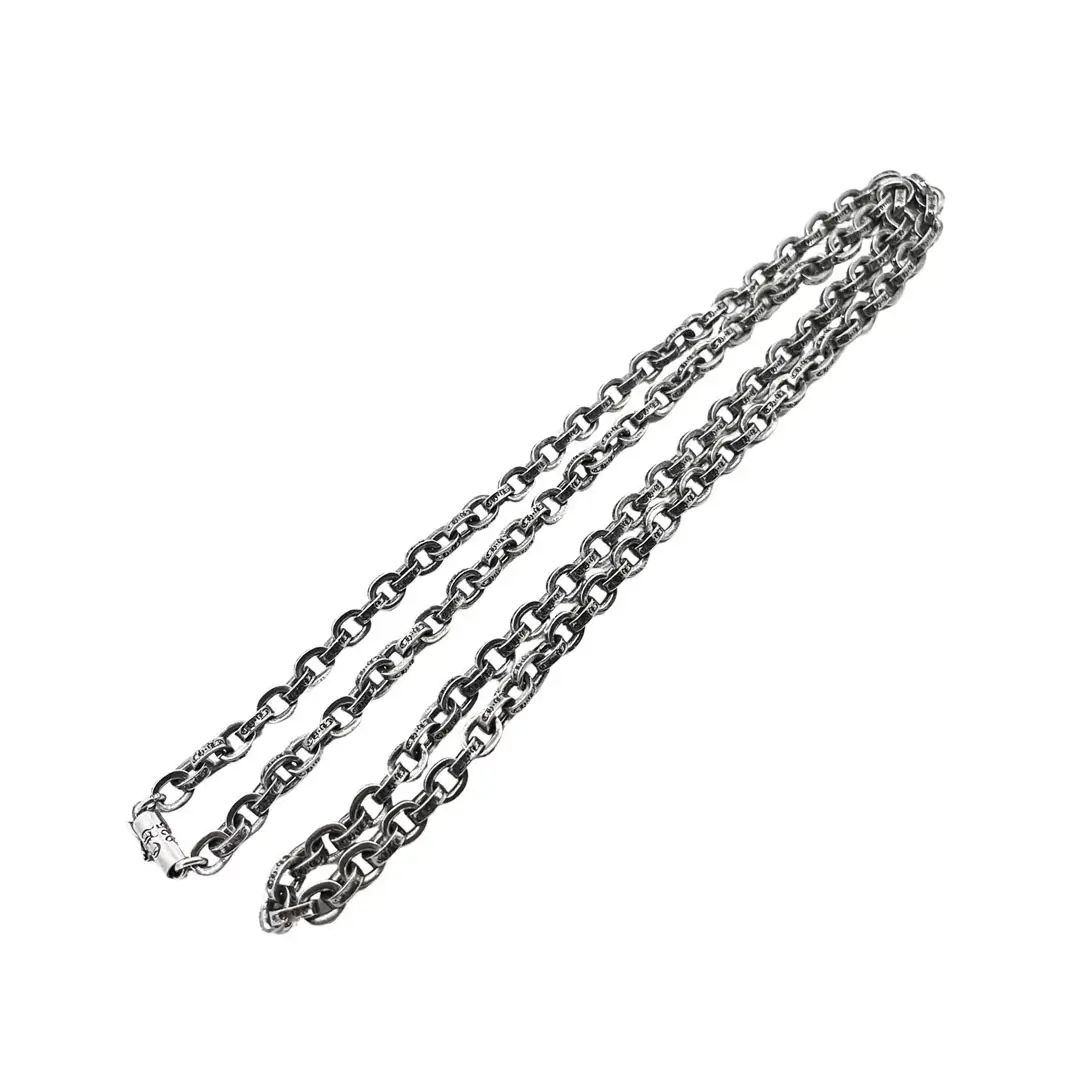 Chrome Hearts Paper Chain Necklace - 925 Sterling Silver