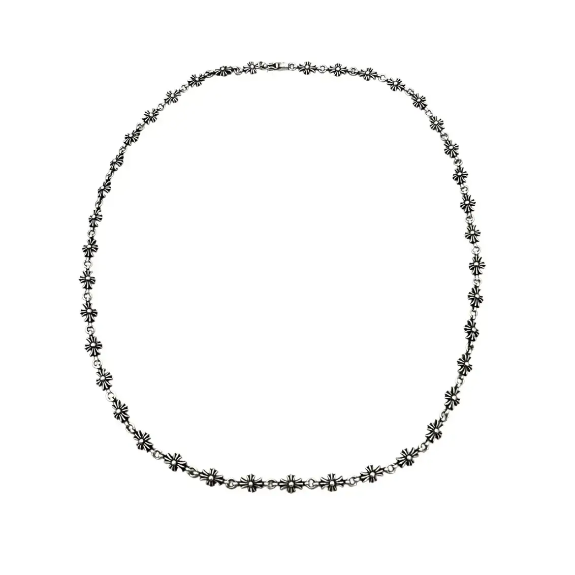 Chrome Hearts Tiny E Necklace - Daily Luxury Touch