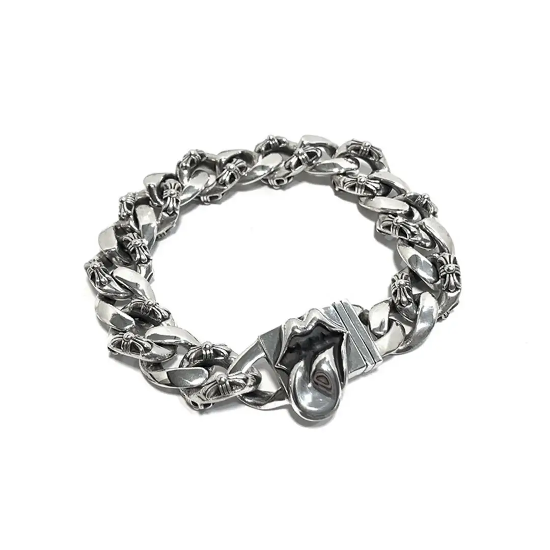 Rolling Stone X Chrome Hearts Lips Thick Bracelet
